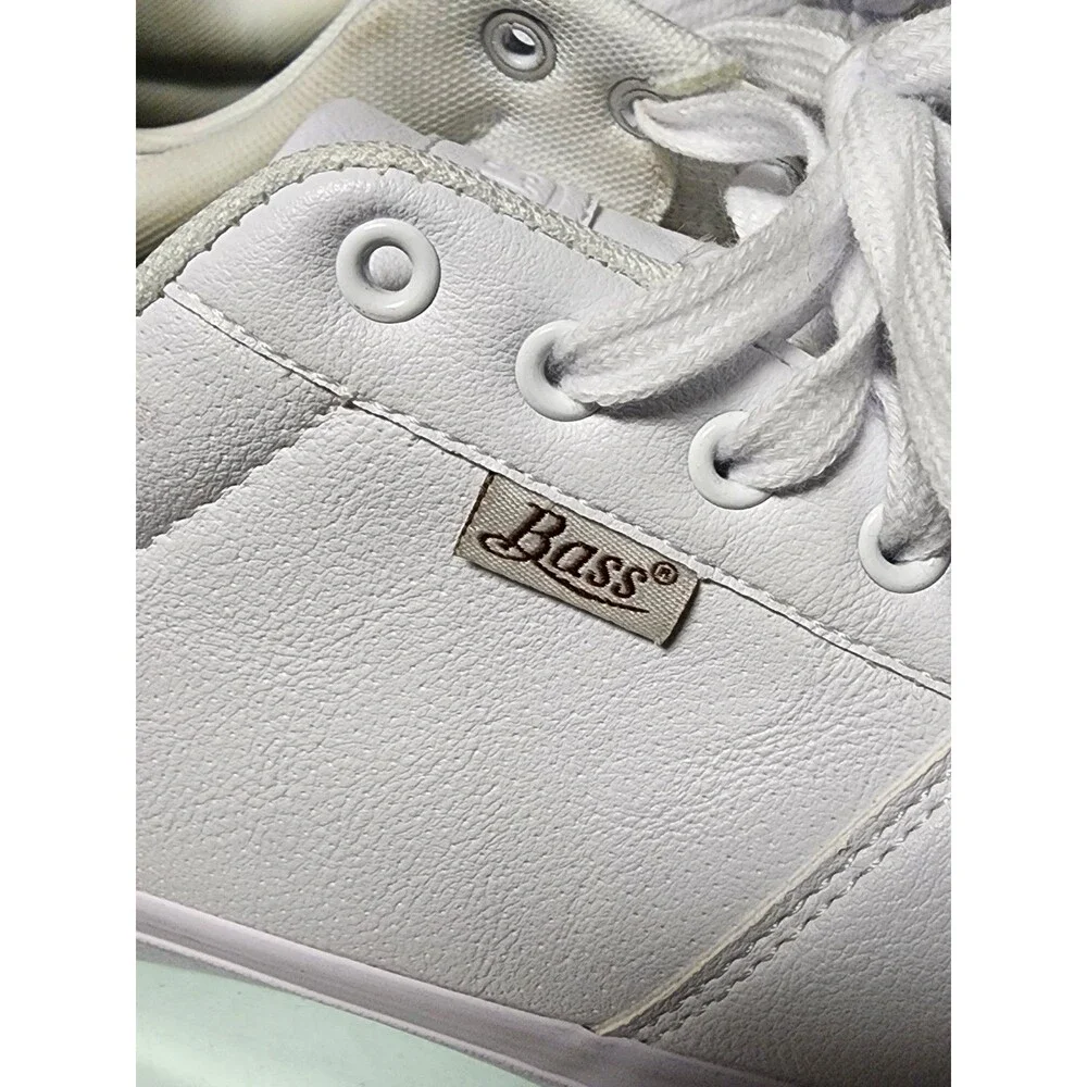 BASS White Sneakers Size 12 Synthetic Upper